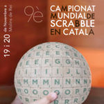 Cartell del 9è Campionat Mundial de Scrabble en català